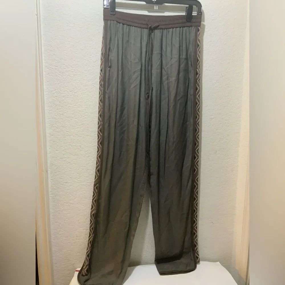 Anthropologie Conditions Apply Handmade Wide Leg Pants size S
